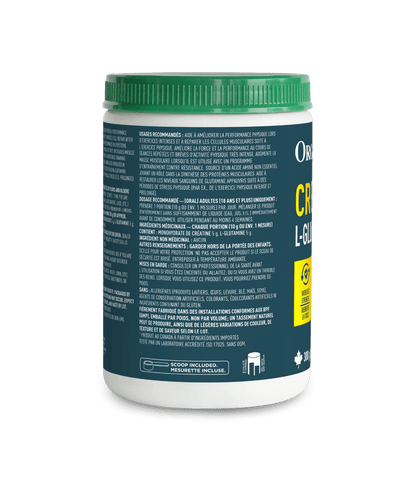 Creatine + Glutamine - Unflavoured - Unflavoured - Organika Health Products
