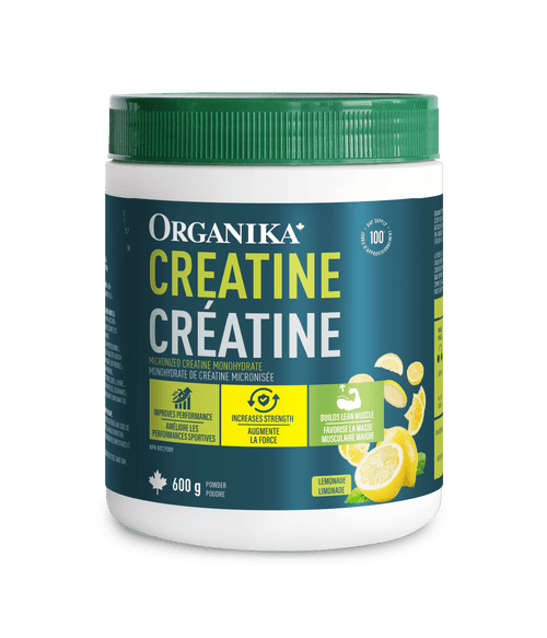 Creatine Powder - Lemonade - Organika Health Products