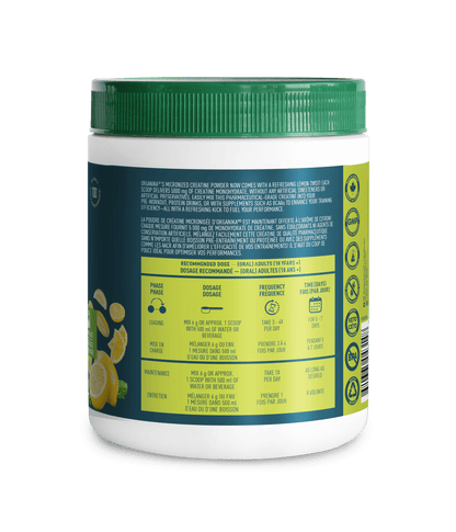 Creatine Powder - Lemonade - Lemonade - Organika Health Products