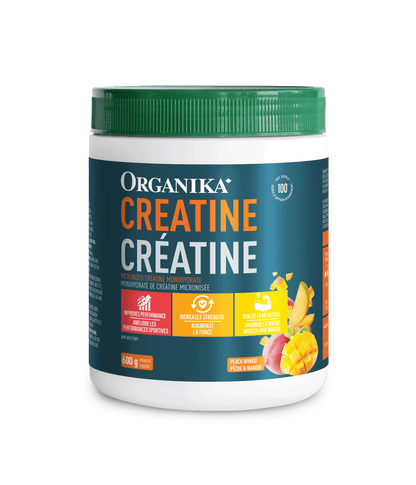 Creatine Powder - Peach Mango - Organika Health Products