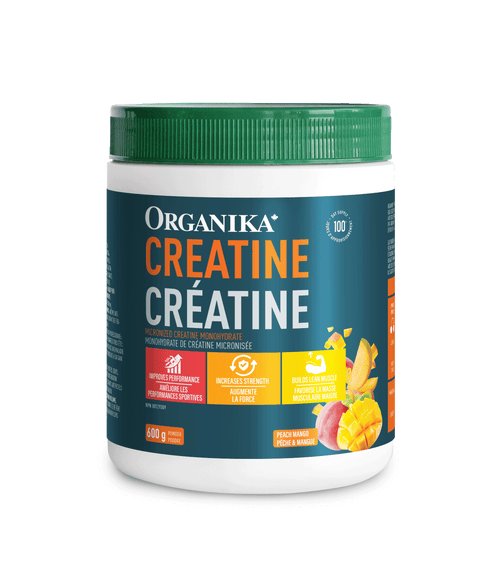 Creatine Powder - Peach Mango - Organika Health Products