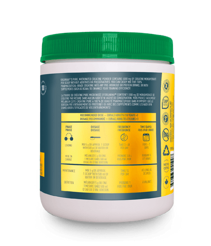 Creatine Powder - Unflavoured - Unflavoured - Organika Health Products