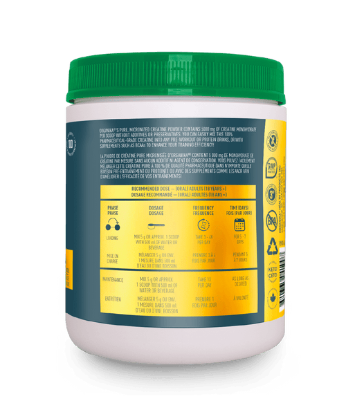 Creatine Powder - Unflavoured - Unflavoured - Organika Health Products