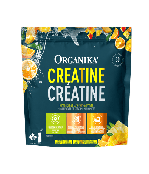 Creatine Sachets - Fruit Punch - Organika Health Products