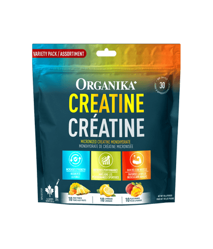 Creatine Sachets - Variety Pack - Organika Health Products