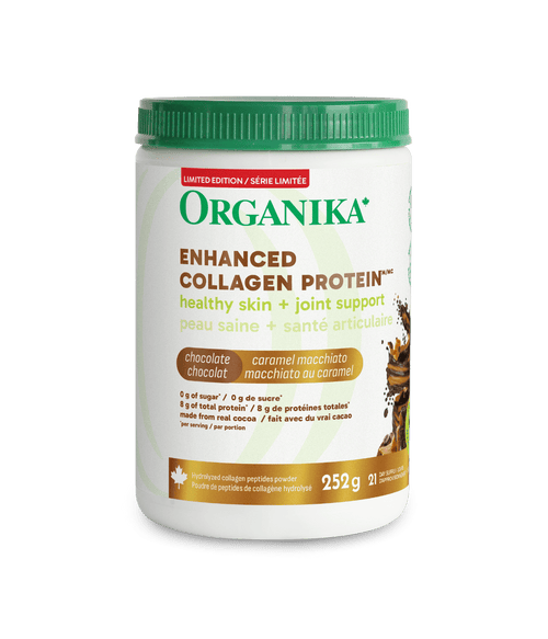 Dark Chocolate Caramel Macchiato Enhanced Collagen Protein - Dark Chocolate Caramel Macchiato - Organika Health Products