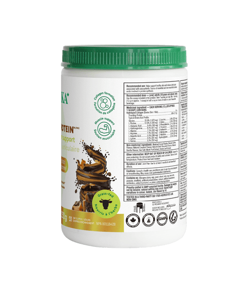 Dark Chocolate Caramel Macchiato Enhanced Collagen Protein - Dark Chocolate Caramel Macchiato - Organika Health Products