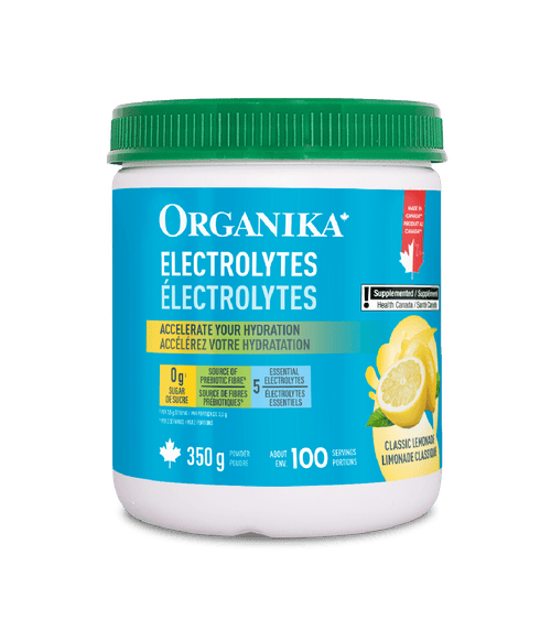 Electrolyte 100 Servings - Classic Lemonade - Organika Health Products