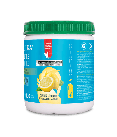Electrolyte 100 Servings - Classic Lemonade - Organika Health Products