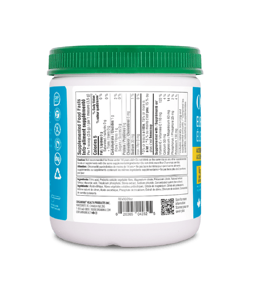 Electrolyte 100 Servings - Classic Lemonade - Organika Health Products
