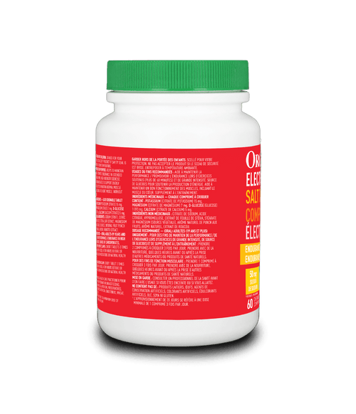 Electrolyte Salt Tabs - 60 Chewable Tablets - Organika Health Products