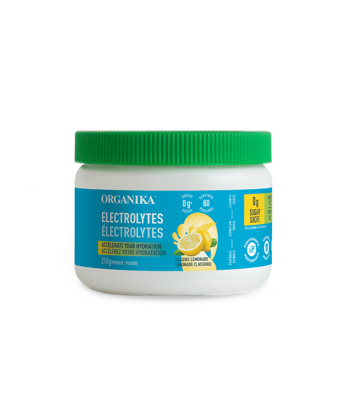 Electrolytes 60 Servings - 210 g (60 Servings) - Organika Health Products