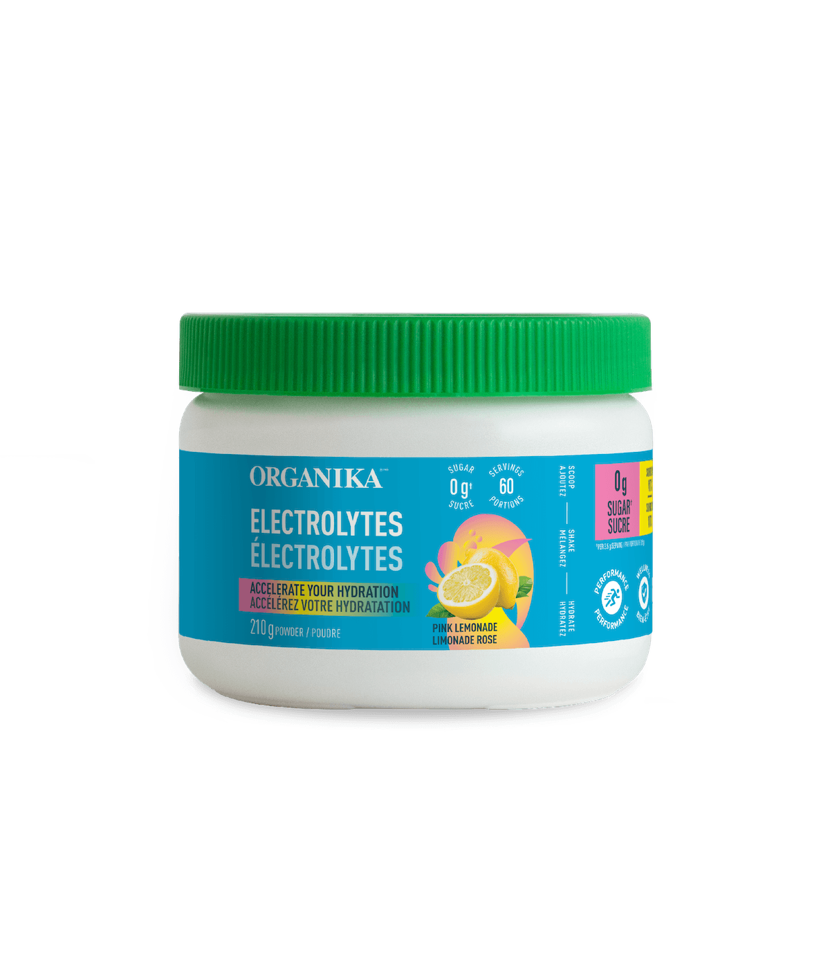 Electrolytes 60 Servings - 210 g (60 Servings) - Organika Health Products