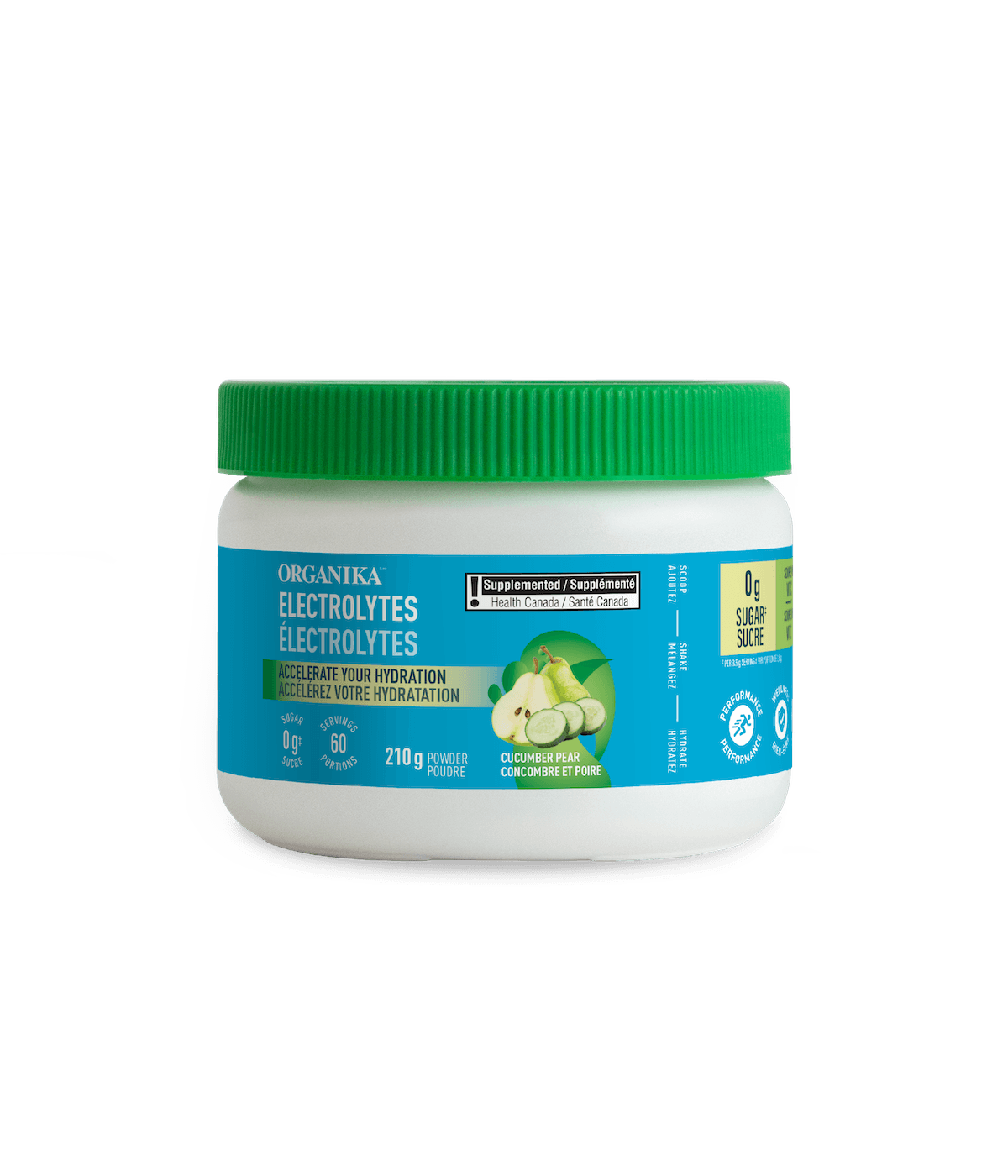 Electrolytes 60 Servings - 210 g (60 Servings) - Organika Health Products