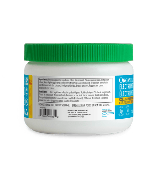 Electrolytes 60 Servings - Pineapple Passion - Pineapple Passion - Organika Health Products