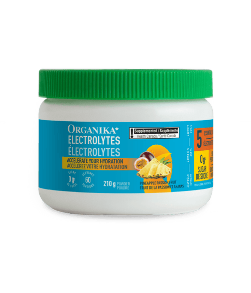 Electrolytes 60 Servings - Pineapple Passion - Pineapple Passion - Organika Health Products