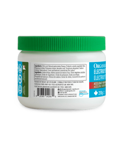 Electrolytes 60 Servings - Watermelon - 210 g (60 Servings) - Organika Health Products