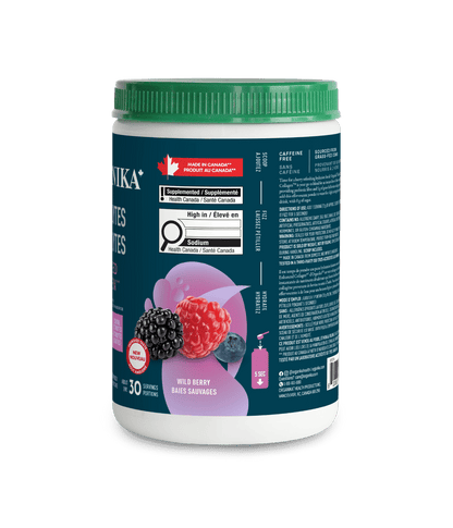 Electrolytes + Enhanced Collagen - Wild Berry - Wild Berry - Organika Health Products