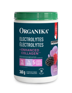 Electrolytes + Enhanced Collagen - Wild Berry - Wild Berry - Organika Health Products