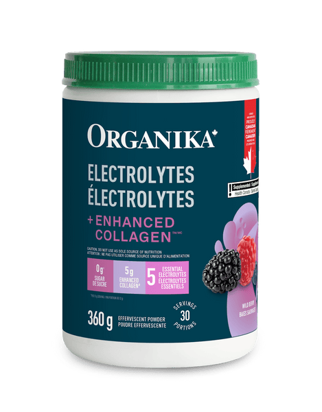 Electrolytes + Enhanced Collagen - Wild Berry - Wild Berry - Organika Health Products