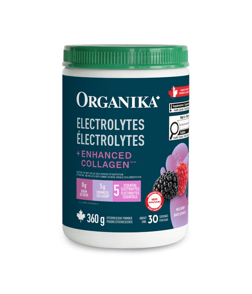 Electrolytes + Enhanced Collagen - Wild Berry - Wild Berry - Organika Health Products