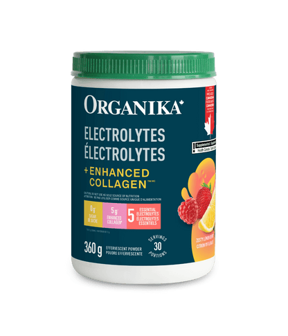 Electrolytes + Enhanced Collagen - Zesty Lemon Berry - Organika Health Products