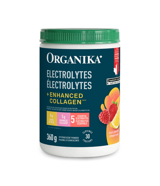 Electrolytes + Enhanced Collagen - Zesty Lemon Berry - Zesty Lemon Berry - Organika Health Products