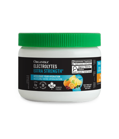 Electrolytes Extra Strength - Fruit Punch - Organika Health Products