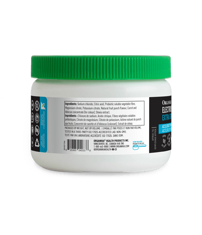 Electrolytes Extra Strength - Fruit Punch - Organika Health Products