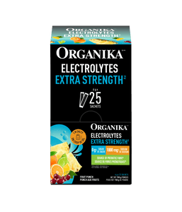 Electrolytes Extra Strength - Fruit Punch - Organika Health Products