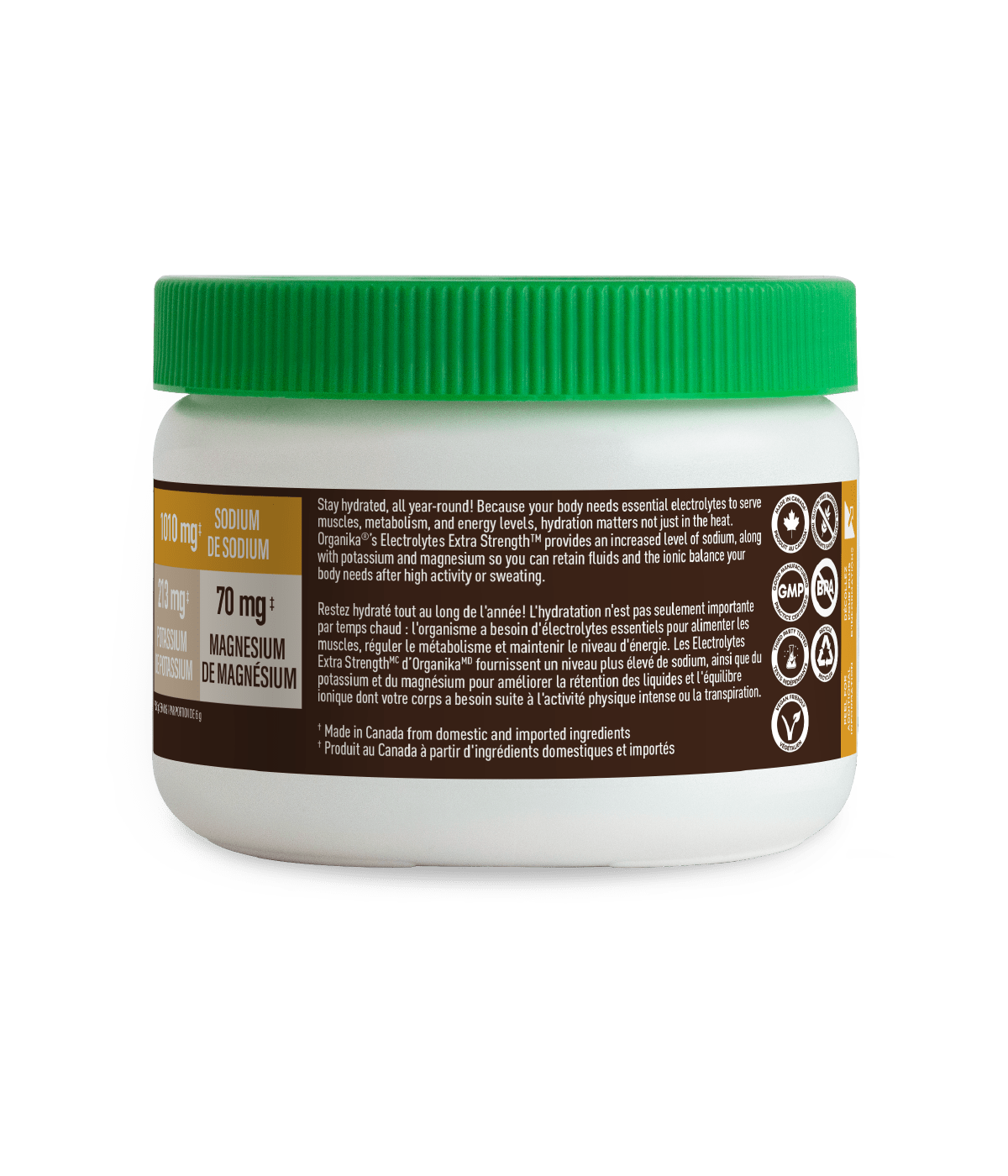 Electrolytes Extra Strength - Hot Chocolate - Hot Chocolate - Organika Health Products