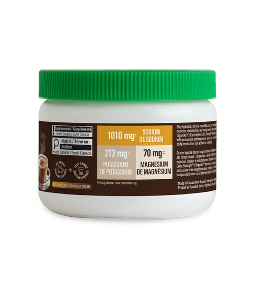 Electrolytes Extra Strength - Hot Chocolate - Hot Chocolate - Organika Health Products
