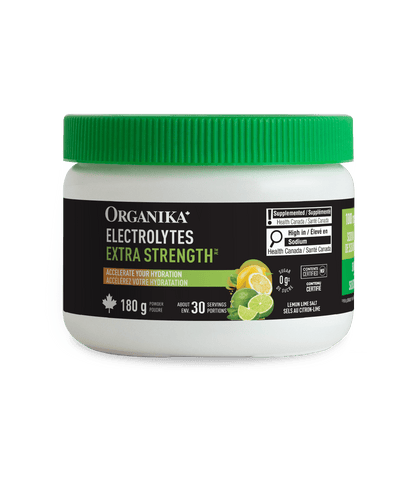 Electrolytes Extra Strength - Lemon Lime - Organika Health Products