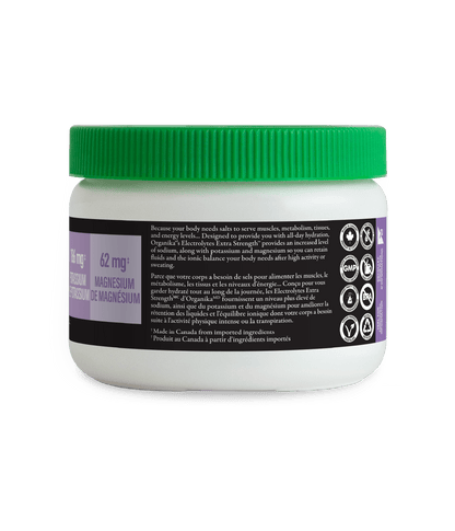 Electrolytes Extra Strength - Unflavoured - Organika Health Products