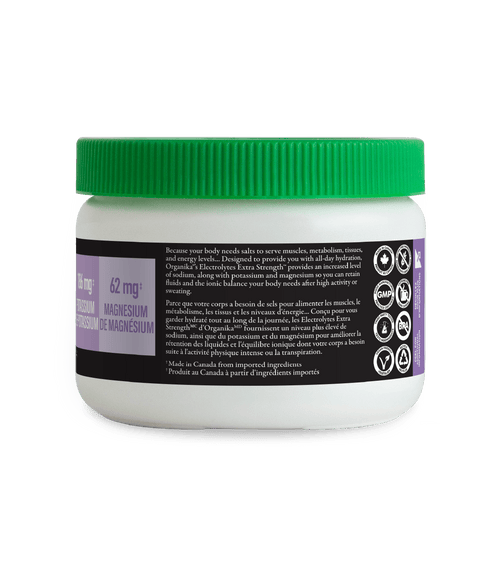 Electrolytes Extra Strength - Unflavoured - Organika Health Products