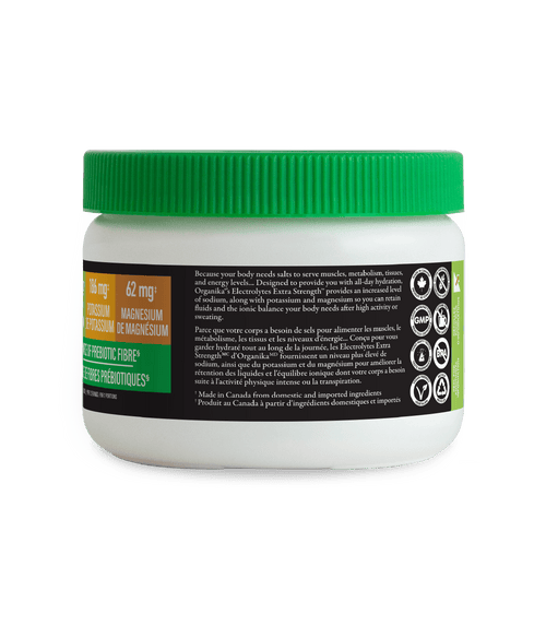 Electrolytes Extra Strength - Unflavoured - Organika Health Products