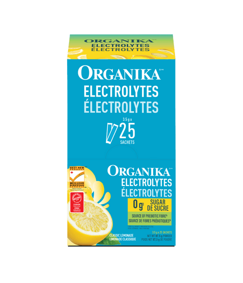 Electrolytes Sachets - Classic Lemonade - Organika Health Products