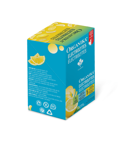 Electrolytes Sachets - Classic Lemonade - Box (25 Pack) - Organika Health Products