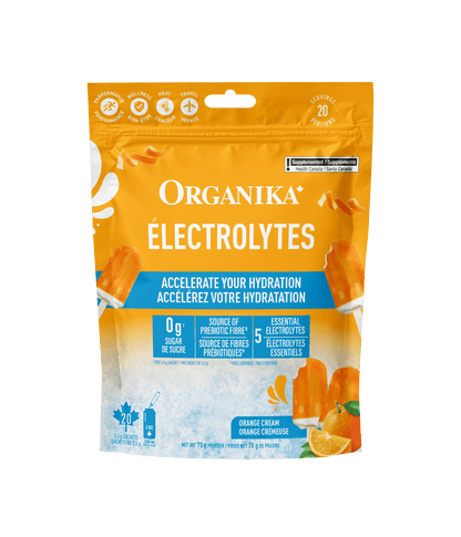 Electrolytes Sachets - Orange Cream - Organika Health Products