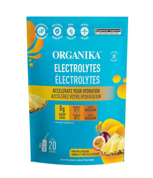 Electrolytes Sachets - Pineapple Passion - Organika Health Products