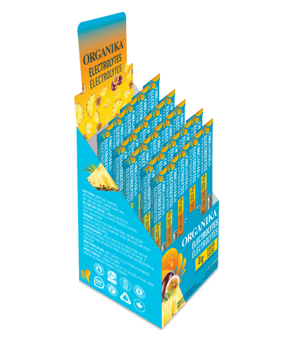 Electrolytes Sachets - Pineapple Passion - Box (25 Pack) - Organika Health Products