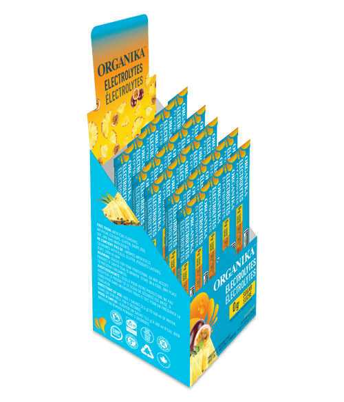 Electrolytes Sachets - Pineapple Passion - Box (25 Pack) - Organika Health Products