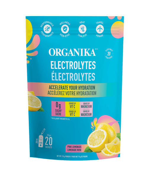 Electrolytes Sachets - Pink Lemonade - Organika Health Products