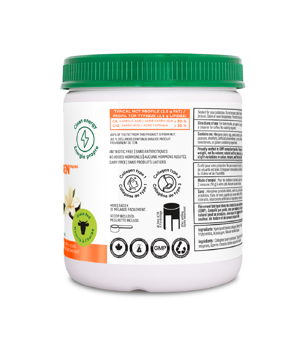 Enhanced Collagen Boost - Vanilla - Organika Health Products