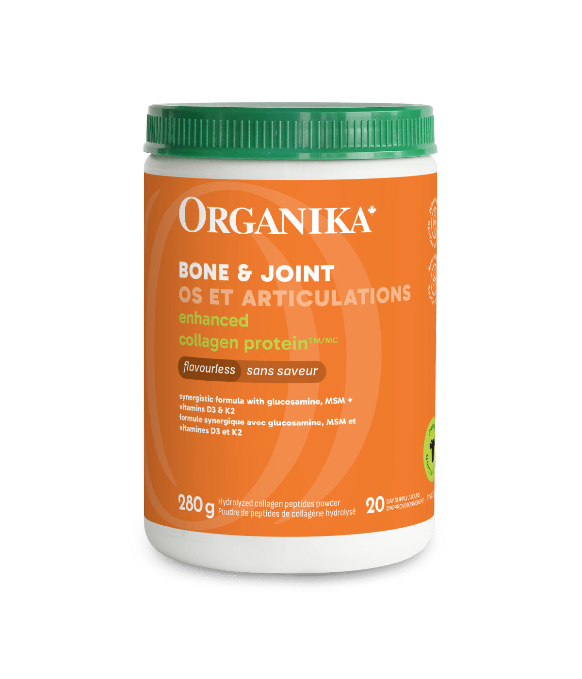 Enhanced Collagen Protein Bone & Joint - 280 g - Organika Health Products