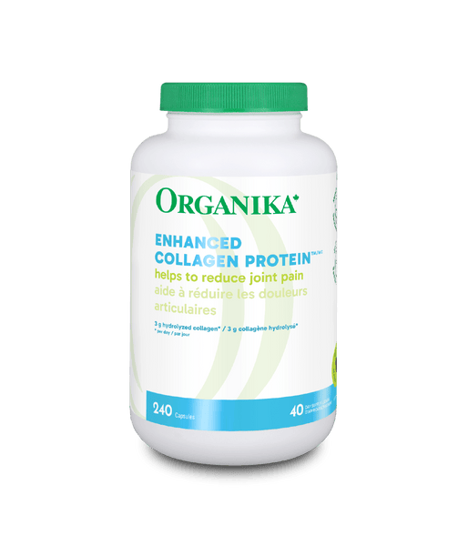 Enhanced Collagen Protein Capsules - 240 Capsules - Organika Health Products