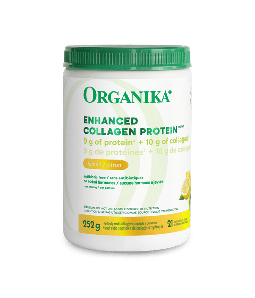 Enhanced Collagen Protein Lemon - Lemon - Organika Health Products