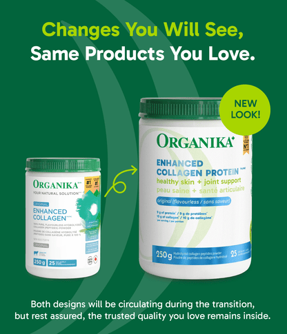 Enhanced Collagen Protein Original - 250 g - Organika Health Products