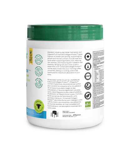 Enhanced Collagen Protein Original - 500 g - Organika Health Products