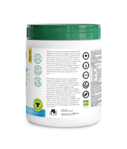 Enhanced Collagen Protein Original - 500 g - Organika Health Products